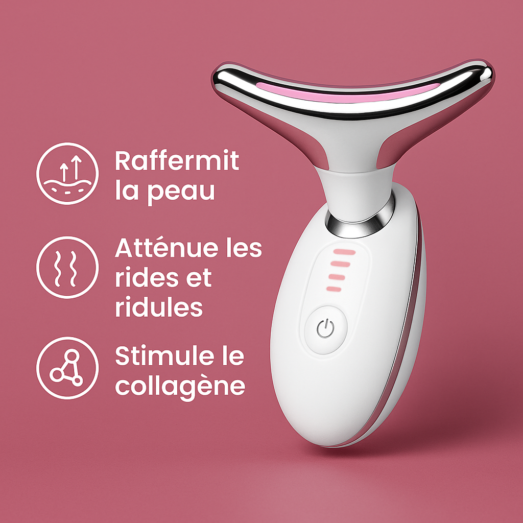 💎 Masseur Facial BYONE 7-en-1 Premium | Anti-Rides Professionnel | Technologie LED