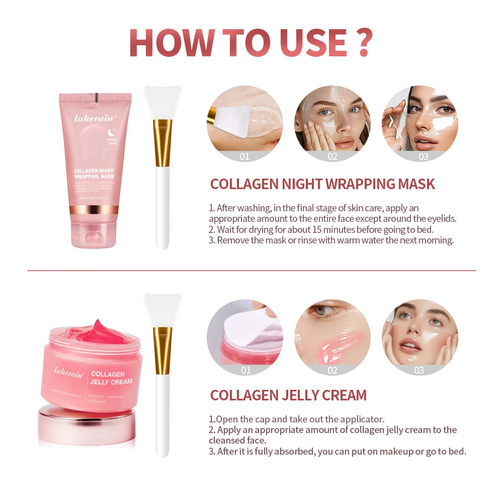 🌙 Pack Duo Collagen BYONE Premium | Routine Nuit Anti-Âge | Régénération