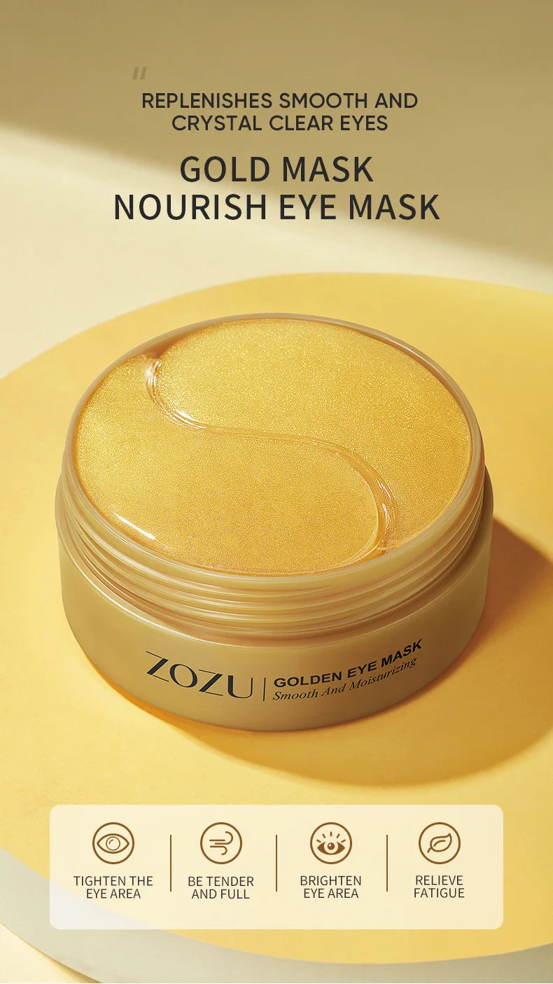 ✨ Patchs Yeux Gold BYONE Premium | Anti-Cernes Or 24K | Effet Lifting
