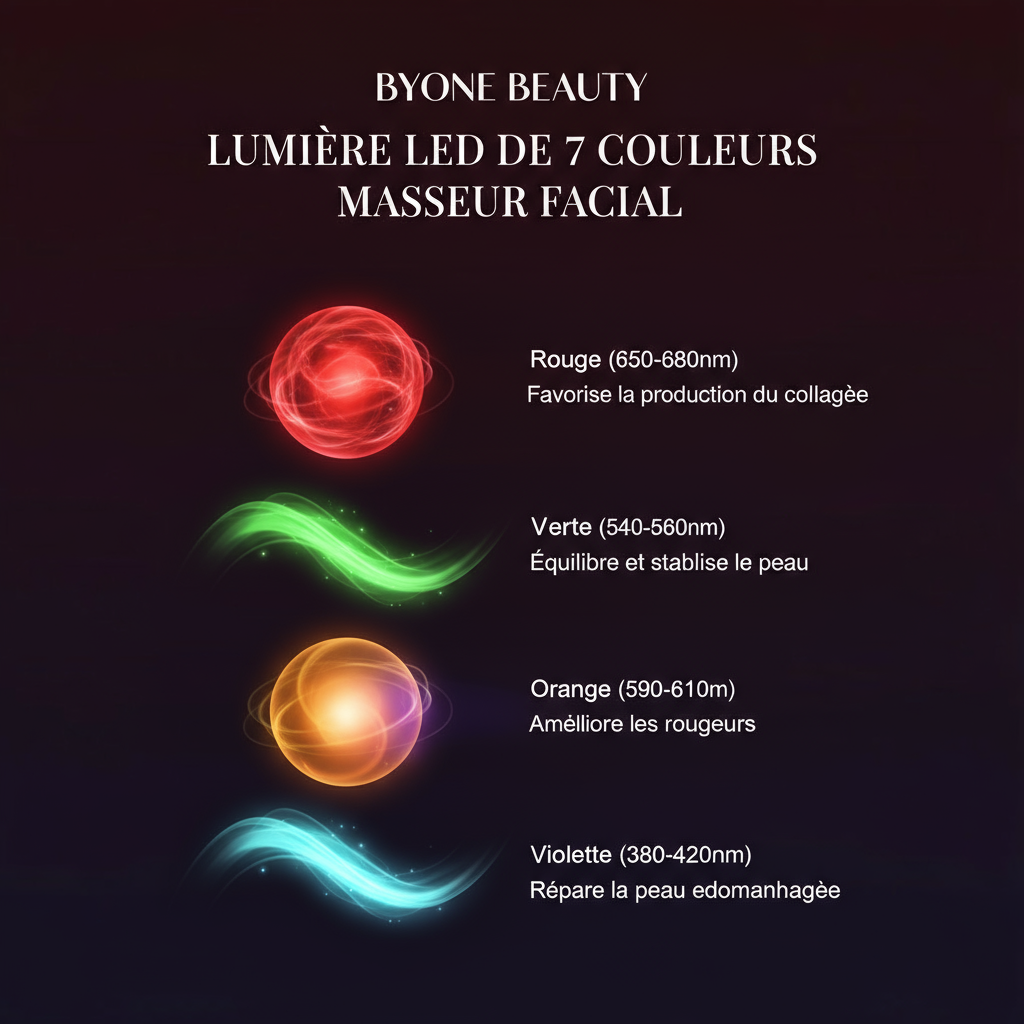 Lumière LED 7 couleurs sans appareil