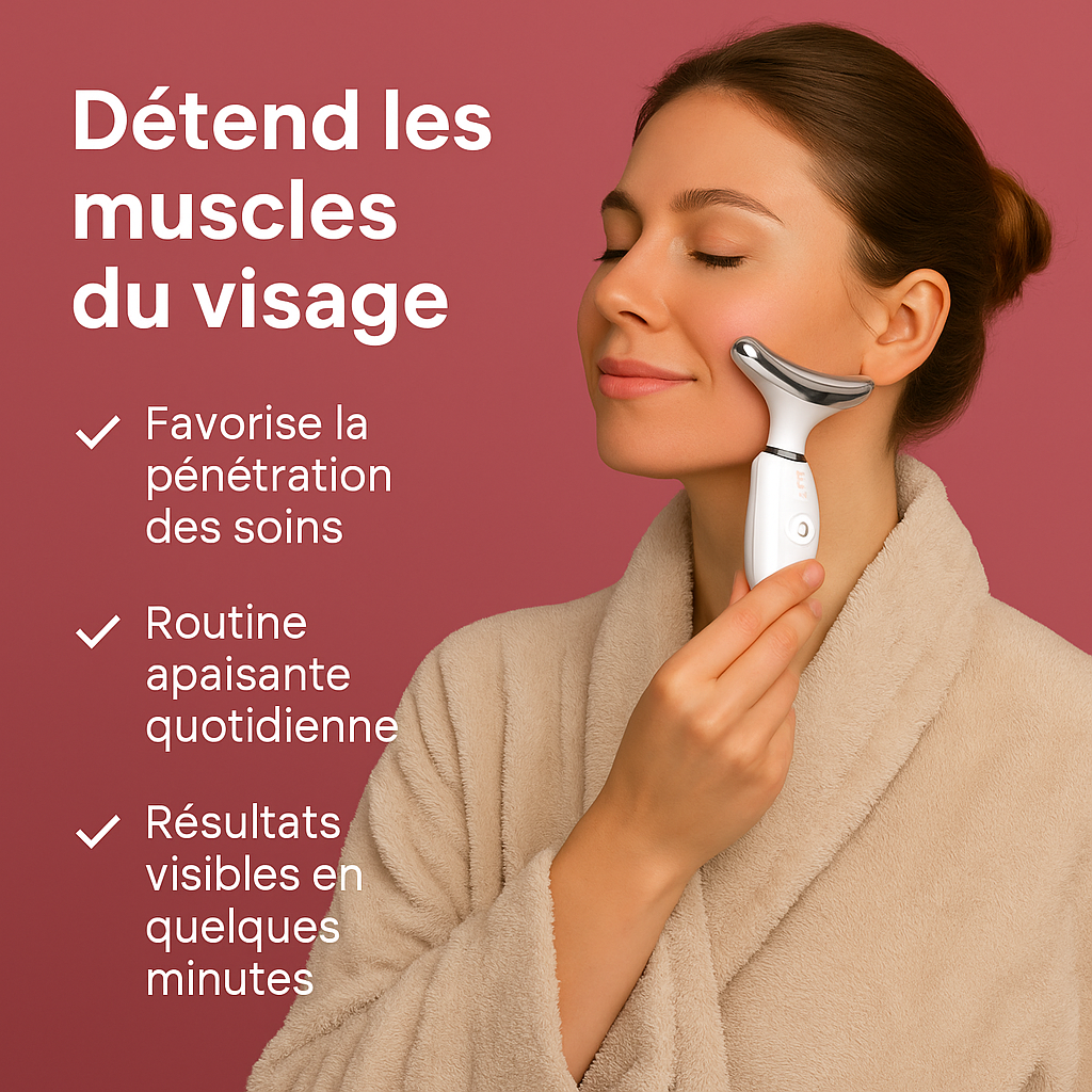 💎 Masseur Facial BYONE 7-en-1 Premium | Anti-Rides Professionnel | Technologie LED