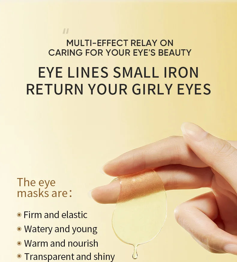 ✨ Patchs Yeux Gold BYONE Premium | Anti-Cernes Or 24K | Effet Lifting
