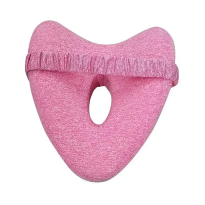 Memory Cotton Leg Pillow Hollow Heart Pregnancy Side Sleeper Sciatica Orthopedic Sciatica Back Hip Relief Pillow For Bed, Sofa Byone