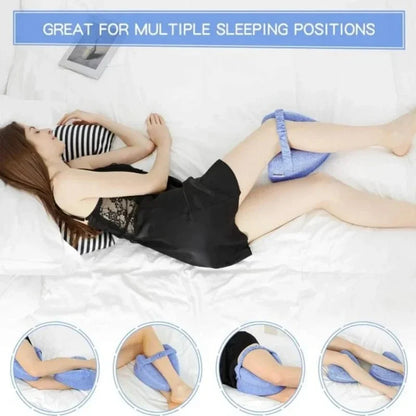 Memory Cotton Leg Pillow Hollow Heart Pregnancy Side Sleeper Sciatica Orthopedic Sciatica Back Hip Relief Pillow For Bed, Sofa Byone