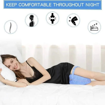 Memory Cotton Leg Pillow Hollow Heart Pregnancy Side Sleeper Sciatica Orthopedic Sciatica Back Hip Relief Pillow For Bed, Sofa Byone