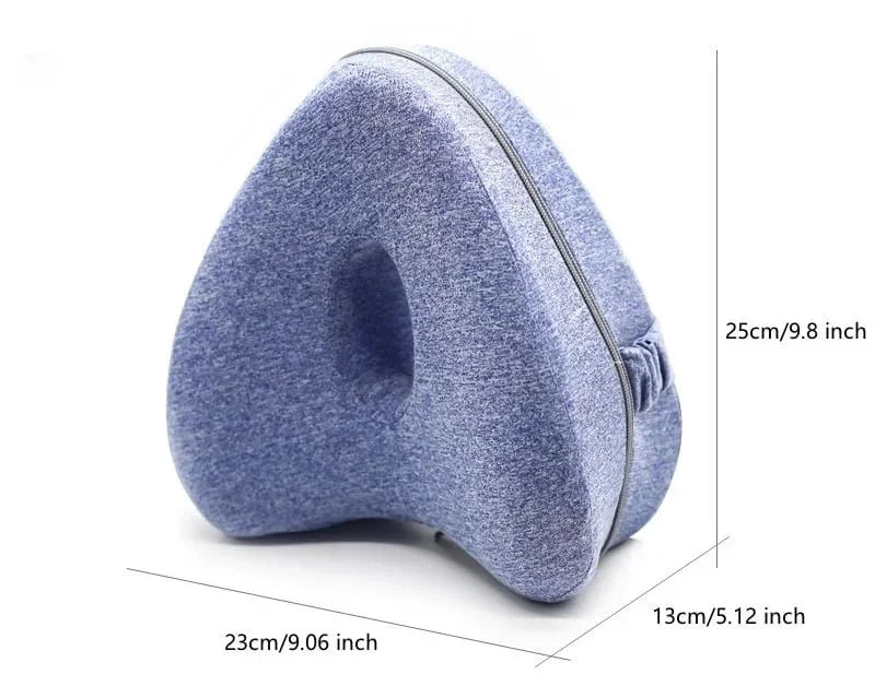 Memory Cotton Leg Pillow Hollow Heart Pregnancy Side Sleeper Sciatica Orthopedic Sciatica Back Hip Relief Pillow For Bed, Sofa Byone